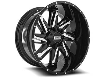 twisted offroad machined black razor wheels 01