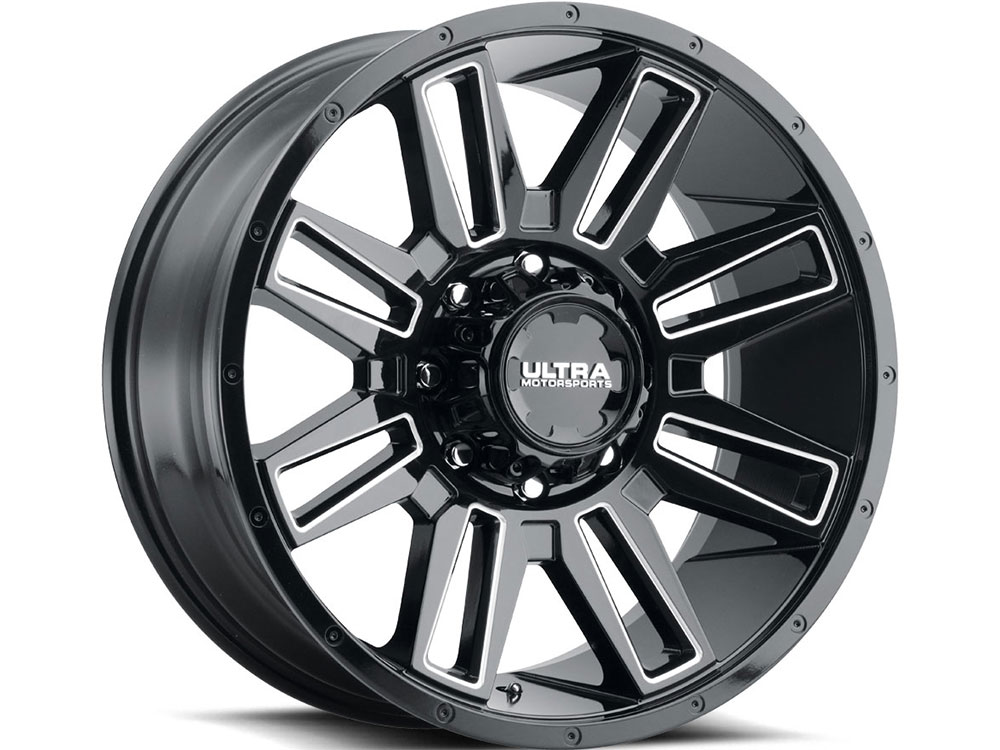 Ultra Milled Gloss Black Apocalypse Wheel 236-8950BM+18 | RealTruck