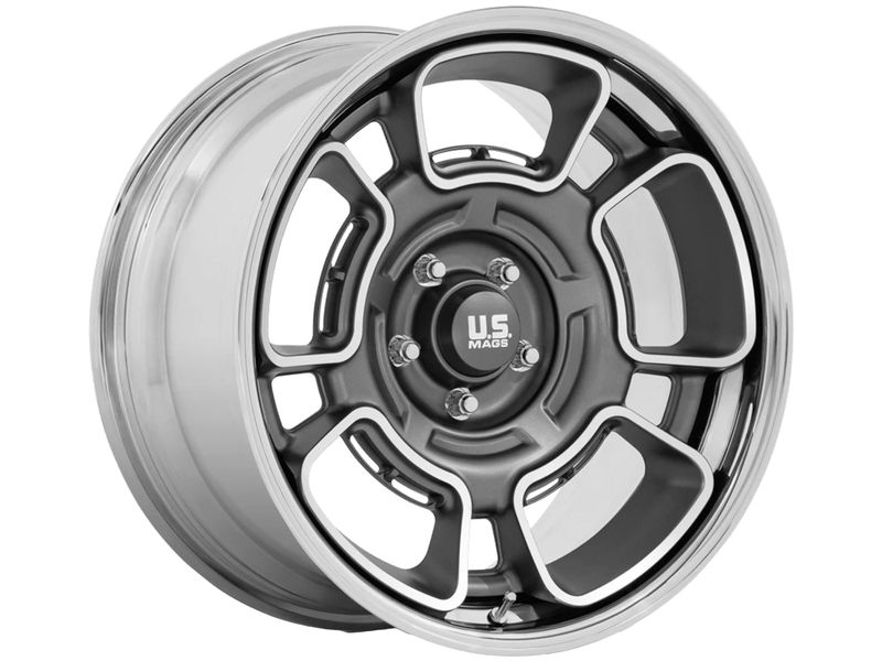 US Mags Machined Grey & Chrome Lip Flagstaff Wheel UC147AD20855001 ...