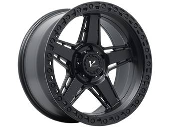 V-Rock Matte Black VR16 Raid Wheels