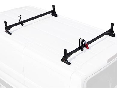 Vantech 3-Bar White Aluminum Clamp-On Ladder Rack System Dodge RAM Van - Elite Truck