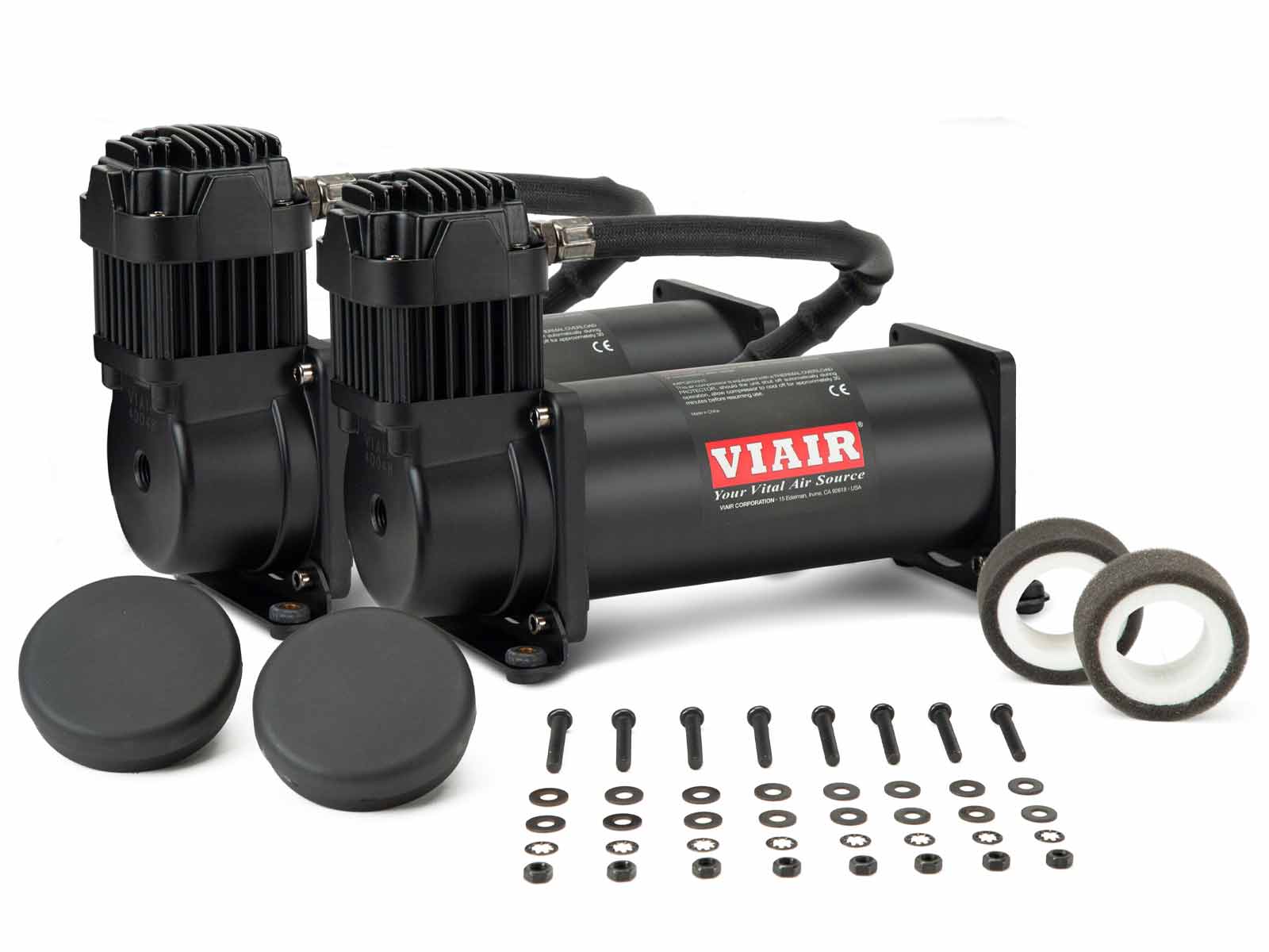 Viair High Performance Dual 444C Stealth Black Air Compressors