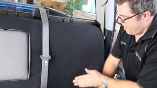 How to install seat covers to a rear bench seat
