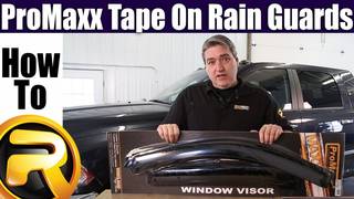 How To Install ProMaxx Tape On Rain Guards