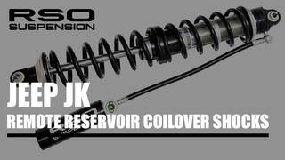 RSO Suspenson - JEEP JK - Remote Reservoir Front & Rear Coilover Shocks