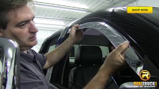 How to Install Putco Chrome Vent Visors on a Chevrolet Silverado