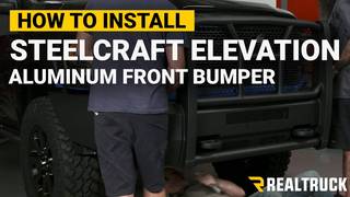 How to Install Steelcraft Elevation Aluminum Front Bumper on a 2020 Ram 2500