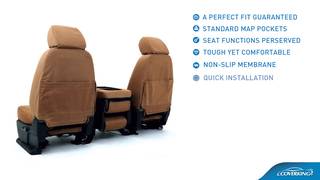 COVERKING® Polycotton Drill Custom Seat Covers