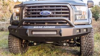 Road Armor Stealth Front Bumper on a 2015 Ford F-150