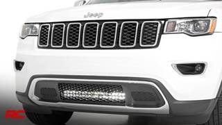 Jeep Grand Cherokee WK2 20 inch LED Light Bar Hidden Bumper Mount Kit by Rough Country