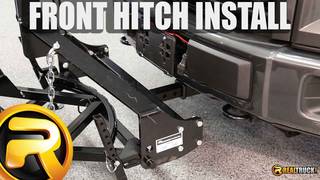 How to Install Curt Front Mount Receiver Hitch on 2016 Ford F150