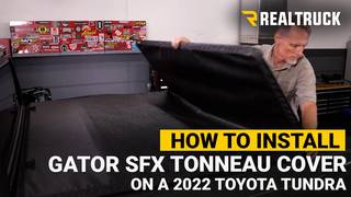 How to Install Gator SFX Tri-Fold Tonneau Cover on a 2022 Toyota Tundra