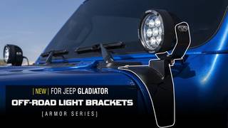 Bulletproof Jeep Gladiator Off-Road Light Brackets!
