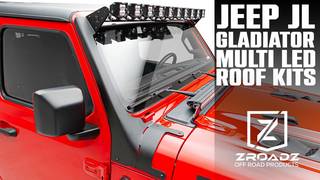 ZROADZ Jeep JL / Gladiator Multi LED Front Roof Kits