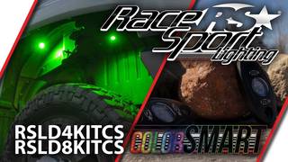 Race Sport Lighting ColorSMART RSLD4KITCS RSLD8KITCS Smartphone Controlled Bluetooth Rock Lights