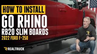 How to Install Go Rhino RB20 Slim Running Boards on a 2023 Ford F-250