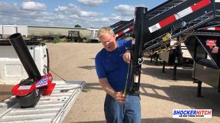 Shocker Hitch Gooseneck Surge Air Hitch in Action &amp; Installation Video