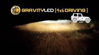KC HiLiTES Off-Road Light Testing on Jeep - Gravity® LED G46, Driving #711