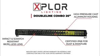 Go Rhino XPLOR Lighting - 20" DOUBLELINE COMBO Light Bar