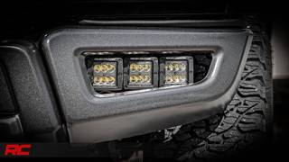 2017-2018 Ford F-150 Raptor 2-inch LED Fog Light Kit by Rough Country