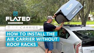 FLATED Air-Carrier installation withOUT roof racks