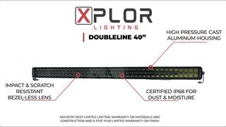 Go Rhino XPLOR Lighting - 40" DOUBLELINE Light Bar
