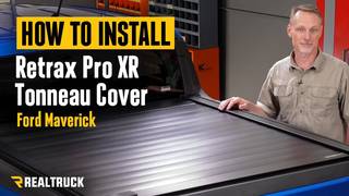 How to Install Retrax PRO XR Manual Retractable Tonneau Cover on a 2022 Ford Maverick