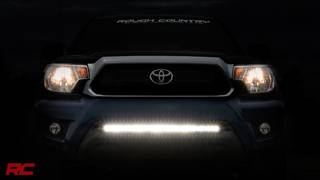 2005-2015 Toyota Tacoma 30-inch Hidden LED Light Bar Bumper Mount by Rough Country