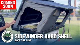 Coming Soon : New Sidewinder hard Shell Roof top Tent