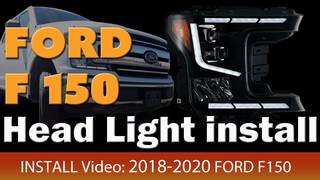 Winjet’s Renegade Series LED DRL Headlights 2018-2020 Ford F-150 (CHRNG-0671-B)