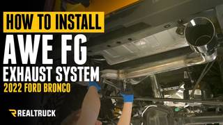 How to Install AWE FG Exhaust Systems on a 2022 Ford Bronco