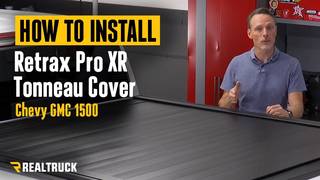 How to Install Retrax PRO XR Manual Retractable Tonneau Cover on a 2019 Chevy GMC 1500 Crew Cab