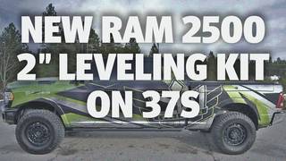 2" RAM 2500 Leveling Kit without spacers | Add 37s | No sagging when towing