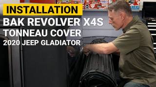 How to Install BAK Revolver X4s Tonneau Cover on a 2020 Jeep Gladiator