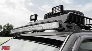 Jeep Grand Cherokee ZJ 50-inch Curved LED Light Bar Upper Windshield Mount by Rough Country