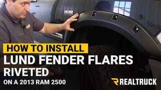 How To Install Lund Riveted Fender Flares - Rocks the Ram Build
