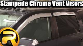 How to Install Stampede Chrome Vent Visors