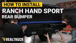 How to Install Ranch Hand Sport Series Rear Bumper on a 2020 Ram 2500