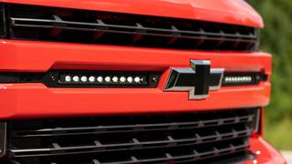 2019 Chevrolet Silverado 1500 10-inch LED Light Bar Grille Kit by Rough Country
