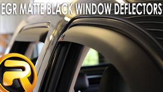 How To Install the EGR Matte Black Window Deflectors