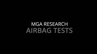 MGA Research Corp. Form-Fit™ Seat Covers AirBagTested