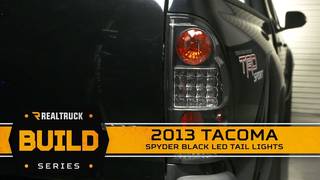 Spyder Black LED Tail Lights | 2013 Toyota Tacoma Build