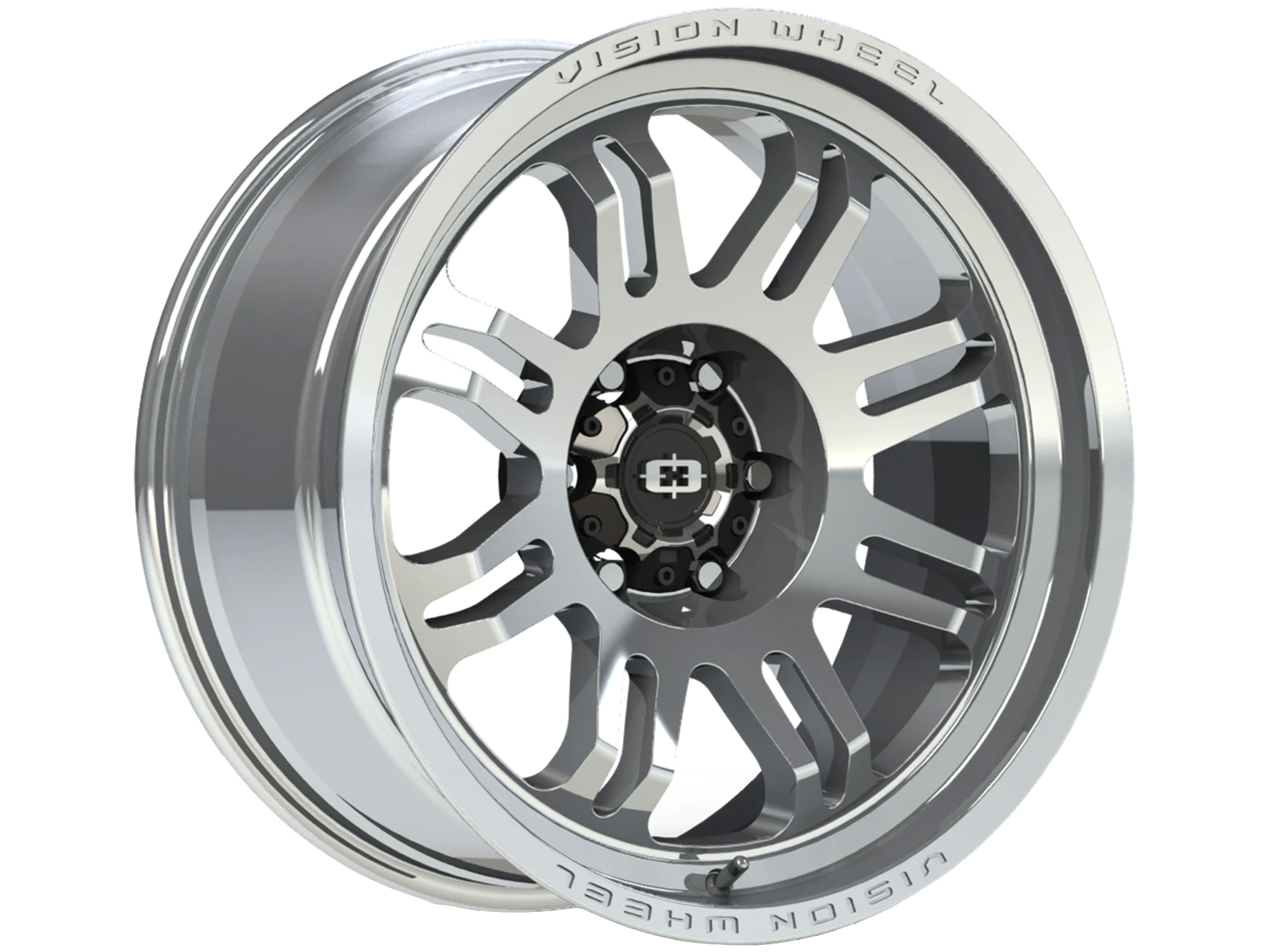 Vision Machined Silver Inferno Wheel 409-89573MMF-18 | RealTruck