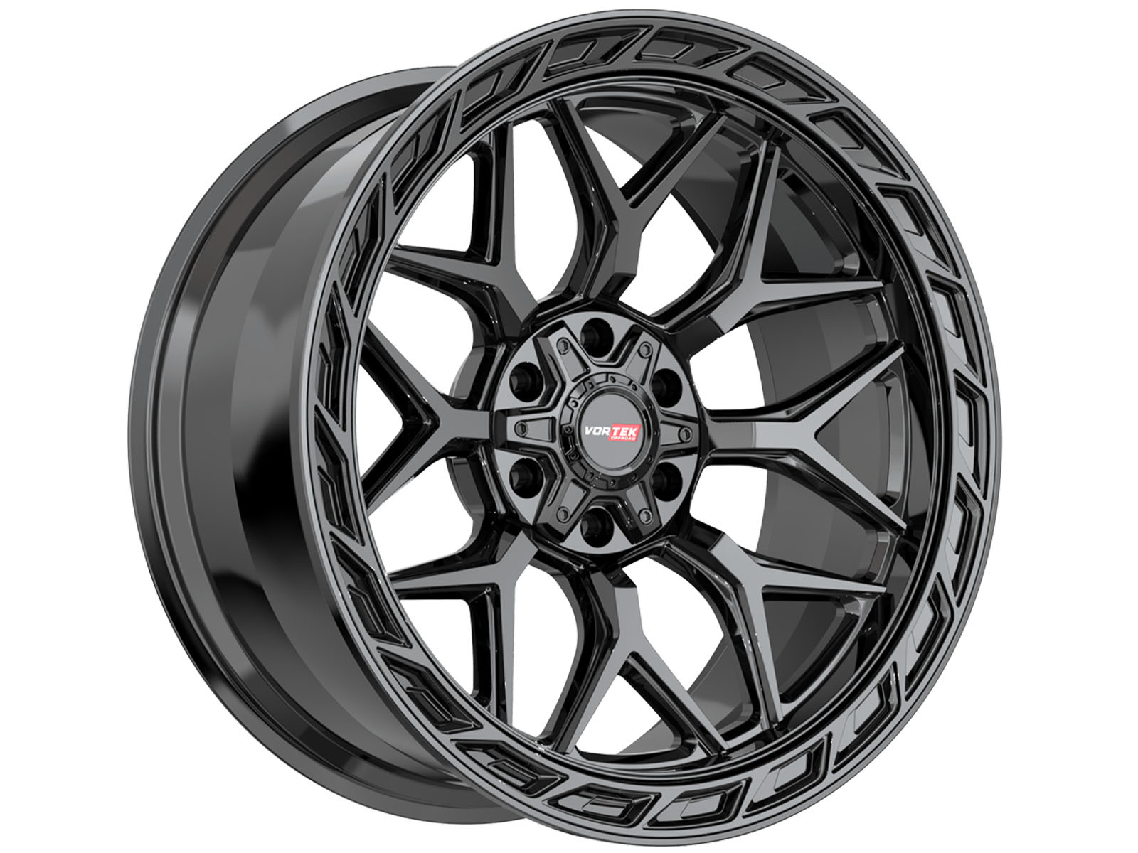 Vortek Gloss Black VRP-504 Wheels | RealTruck