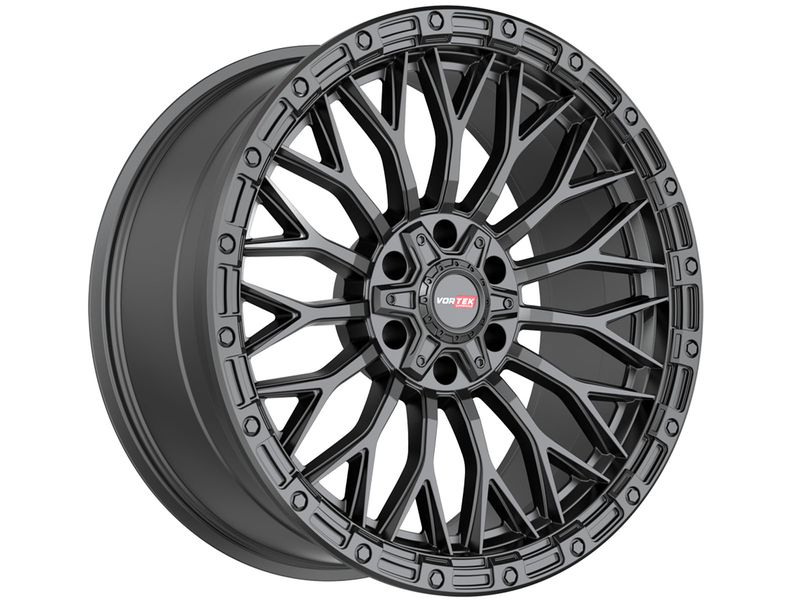 1 X Vortek VRT-606 Matte Black 20X9 5x127/5x139.7 78.1 Hub 0 Offset Black Wheel Rim