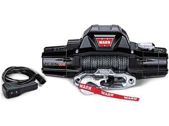 9,000 lb Pulling Capacity 4.5 Ton WARN 71550 9.0Rc Series Rock Crawler Electric 12V Winch with Synthetic Cable Rope: 3/8 Diameter x 50' Length 