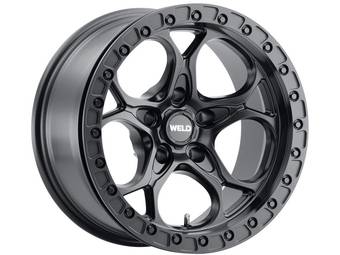 Weld Off-Road Matte Black Ledge Beadlock Wheel