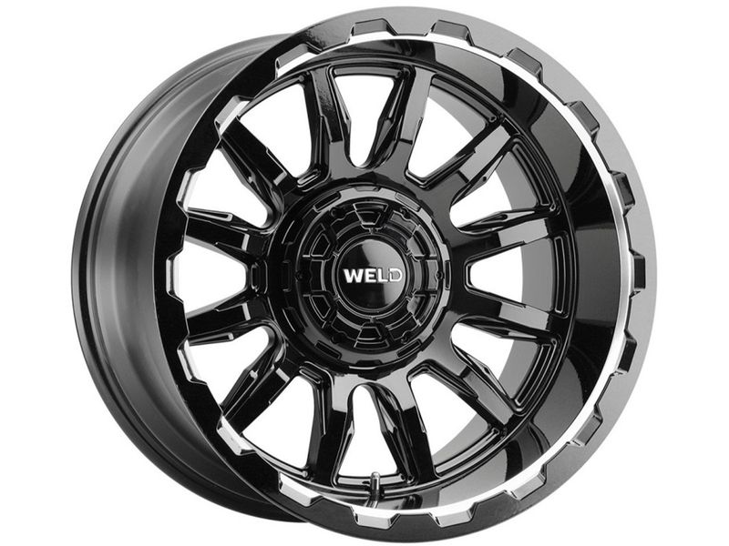 Weld OffRoad Milled Gloss Black Gauntlet Wheels RealTruck