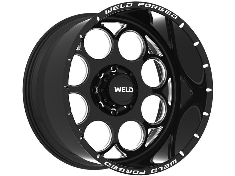 Weld Forged Milled Gloss Black Redondo XT Wheels | RealTruck