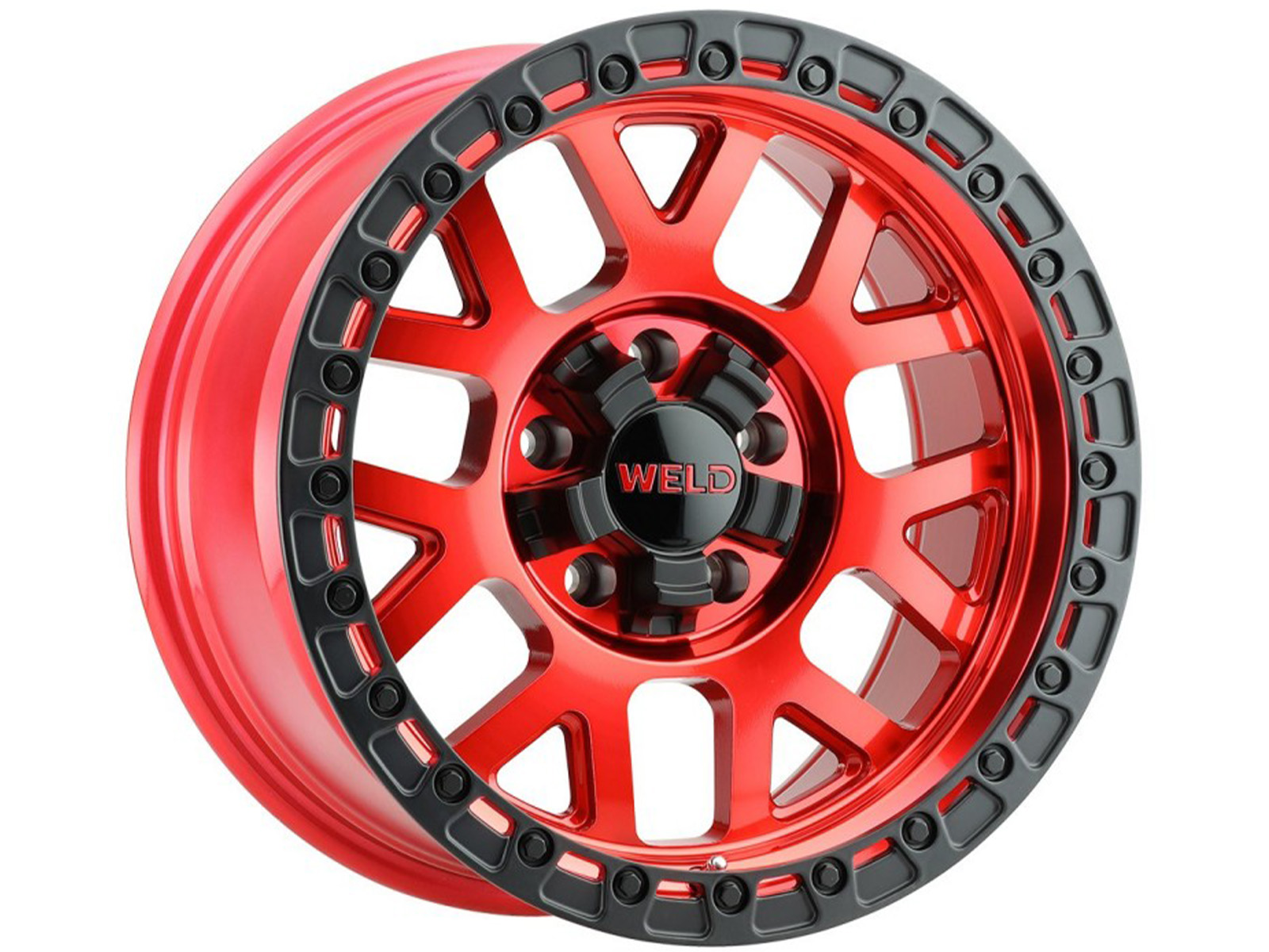 Weld Off-Road Red Cinch Wheel W13379098450 | RealTruck